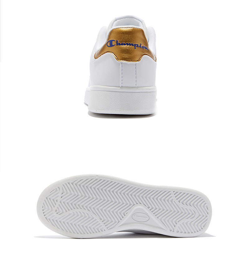 champion/冠军 小logo休闲小白鞋 金色