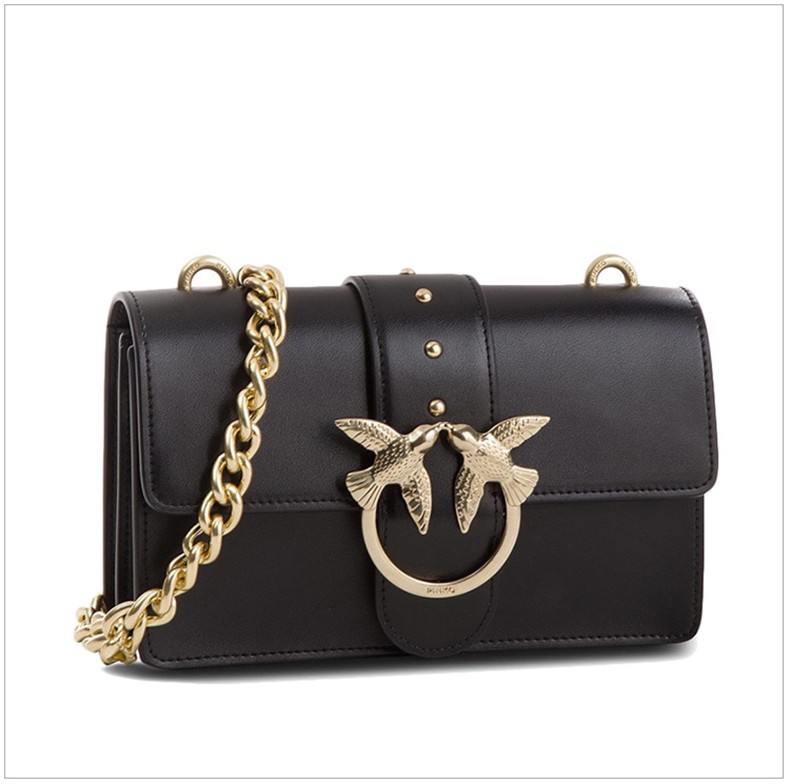 pinko/品高 女士mini love simply系列燕子装饰链条斜挎包 1p216v-y4